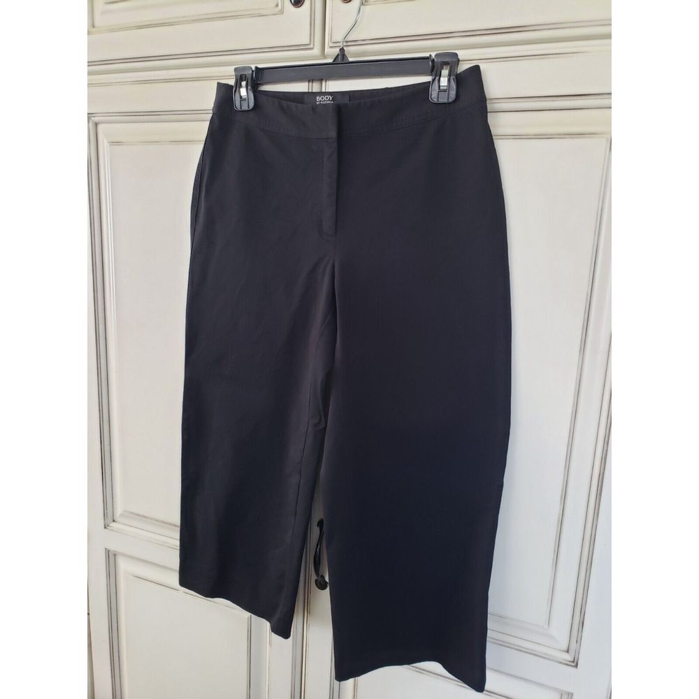 Body By‎ Victoria The Bridget Fit Crop Pants Sz 6 Black